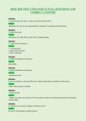 BIOE 3020 TEST 2 UPDATED ACTUAL QUESTIONS AND&NewLine;CORRECT ANSWERS