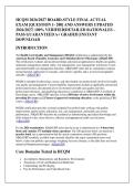 HCQM 2026&sol;2027 BOARD-STYLE FINAL ACTUAL &NewLine;EXAM &lbrack;QUESTION 1- 200&rsqb; AND ANSWERS UPDATED &NewLine;2026&sol;2027&vert; 100&percnt; VERIFIED&vert;DETAILED RATIONALES &NewLine;PASS GUARANTEED A&plus; GRADED &vert;INSTANT &NewLine;DOWNLOAD