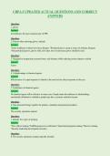 CHPA&period;5 UPDATED ACTUAL QUESTIONS AND CORRECT&NewLine;ANSWERS
