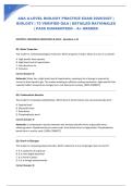 AQA A-LEVEL BIOLOGY PRACTICE EXAM 2026&sol;2027 &vert; BIOLOGY &vert; 75 VERIFIED Q&A &vert; DETAILED RATIONALES &vert; PASS GUARANTEED &ndash; A&plus; GRADED