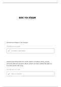 SOC 101 EXAM 1 QUESTIONS AND VERIFIED ANSWERS&period;&period;