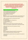 WGU D550 &ndash; ETHICS FOR ACCOUNTANTS MASTERY EXAM&vert;  &NewLine;ACCURATE REAL EXAM QUESTIONS AND CORRECT ANSWERS WITH &NewLine;DETAILED RATIONALES EACH &vert; CURRENTLY TESTING AND FREQUENTLY TESTED QUESTIONS &vert; EXPERT VERIFIED &vert; &NewLine; LATEST UPDATE 