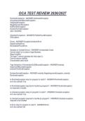 OCA TEST REVIEW 2026&sol;2027