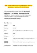 DAU PM Practitioner Certification Exam Practice Questions & Answers &lpar;Verified Update&rpar;&period;pdf