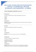 AQA A-LEVEL PHYSICS PRACTICE EXAM 2026&sol;2027 &vert; PHYSICS &vert; 75 VERIFIED Q&A &vert; DETAILED RATIONALES &vert; PASS GUARANTEED &ndash; A&plus; GRADED