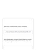 Review Questions - Advanced Fitness Assessment and Exercise Prescription - Cedarville 