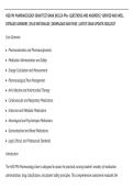 HESI PN PHARMACOLOGY EXAM TEST BANK &lpar;NCLEX-PN&rpar;&ndash; QUESTIONS AND ANSWERS &vert; VERIFIED AND WELL&NewLine;DETAILED ANSWERS &vert; PLUS RATIONALES &vert; DOWNLOAD AND PASS &vert; LATEST EXAM UPDATE 2026&sol;2027