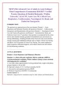 NRNP 6566 Advanced Care of Adults in Acute Settings I &NewLine;Final Comprehensive Examination 2026&sol;2027&colon; Verified &NewLine;Practice Questions & Detailed Rationales &vert; Walden &NewLine;University &vert; AGACNP&comma; Acute Care NP&comma; Critical Care&comma; &NewLine;Respiratory&comma; Cardiovascular&comma; Neurologica