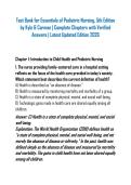 Test Bank for Essentials of Pediatric Nursing&comma; 5th Edition by Kyle & Carman &vert; Complete Chapters with Verified Answers &vert; Latest Updated Edition 2026