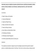 NEW MEXICO &lpar;NM&rpar; GB-2 RESIDENTIAL BUILDING CONTRACTOR EXAM&ndash; QUESTIONS AND ANSWERS &vert; VERIFIED&NewLine;AND WELL DETAILED ANSWERS &vert; PLUS RATIONALES &vert; DOWNLOAD AND PASS &vert; LATEST EXAM UPDATE&NewLine;2026&sol;2027