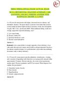 NR511 WEEK 4 FINAL EXAM 2026 &sol; 2027  NR 511&colon; DIFFERENTIAL DIAGNOSIS & PRIMARY CARE QUESTIONS AND 100&percnt; VERIFIED ANSWERS WITH RATIONALES GRADED A&plus; LATEST