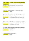 CFI Written Exam Questions & Answers &lpar;Grade A&plus;&rpar;&period;docx&NewLine;&NewLine;
