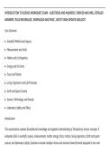 INTRODUCTION TO SCIENCE WORKSHEET EXAM &ndash; QUESTIONS AND ANSWERS &vert; VERIFIED AND WELL DETAILED&NewLine;ANSWERS &vert; PLUS RATIONALES &vert; DOWNLOAD AND PASS &vert; LATEST EXAM UPDATE 2026&sol;2027