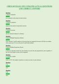 CHEM 105 EXAM 1 BYU UPDATED ACTUAL QUESTIONS&NewLine;AND CORRECT ANSWERS