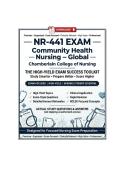 NR-441 Community Health Nursing &ndash; Global &mdash; INSTANT PDF DOWNLOAD &mdash; Verified NR-441 Exam Prep &vert; Chamberlain College of Nursing &vert; Q & A &vert; 2026&sol;2027 Edition