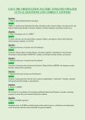 COUC 500&colon; ORIENTATION TO CMHC &lpar;UPDATED UPDATED&NewLine;ACTUAL QUESTIONS AND CORRECT ANSWERS