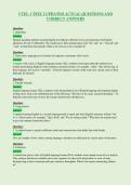 CTEL 1 TEST 2 UPDATED ACTUAL QUESTIONS AND&NewLine;CORRECT ANSWERS