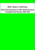 BDOC 2026 Weeks 3-5 NSS Exam Questions & Answers Navigation&comma; Seamanship & Shiphandling Review 2026-2027