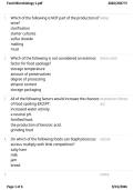  Food Microbiology 1 Exam Questions & Answers 2026&sol;2027