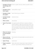 Food Microbiology 1 Exam Questions & Answers 2026&sol;2027