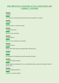 ITSS 3300 EXAM 2 UPDATED ACTUAL QUESTIONS AND&NewLine;CORRECT ANSWERS