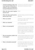 Food Microbiology Exam 1 Questions & Answers 2026&sol;2027
