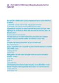 SAP C&lowbar;TS4FI&lowbar;2020 S&sol;4HANA Financial Accounting Associate&period;Final Test 20262027&period;&NewLine;