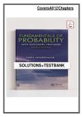 solution manual for Fundamentals of Probability With Stochastic Processes 4th Edition by Saeed Ghahramani&comma; 2019 &lpar;1&rpar;