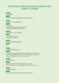 CS 3251 EXAM 1 UPDATED ACTUAL QUESTIONS AND&NewLine;CORRECT ANSWERS