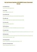Carn Ap Licensure Questions with VERIFIED Answers &lpar;Guaranteed&NewLine;Success&rpar;