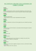 BUL 3130 EXAM 1 UPDATED ACTUAL QUESTIONS AND&NewLine;CORRECT ANSWERS