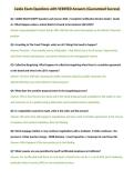 Casbo Exam Questions with VERIFIED Answers &lpar;Guaranteed Success&rpar;