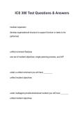 ICS 300 Test Study Guide &vert; Practice Questions&comma; Answers & Exam Review 2026&sol;2027