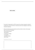 PJM PROJECT MANAGEMENT QUESTIONS AND VERIFIED ANSWERS