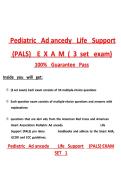 PALS Final Exam Complete Practice Test & Study Guide &mdash; Pediatric Advanced Life Support Q&A Review