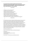 ATI CAPSTONE MATERNAL NEWBORN ASSESSMENT PROCTORED EXAM 300 &ndash; &NewLine;COMPREHENSIVE QUESTIONS AND ANSWERS &vert; VERIFIED AND WELLDETAILED ANSWERS &vert; &NewLine;DETAILED EXPLANATIONS AND RATIONALES &vert; COMPLETE EXAM PREPARATION STUDY &NewLine;GUIDE &vert; PRACTICE QUESTIONS &vert; LATEST EXAM U