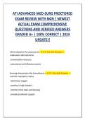The Definitive ATI Advanced Medical-Surgical Nursing Proctored Exam Independent Study Companion