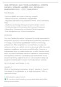 OHIO CBET EXAM &ndash; QUESTIONS AND ANSWERS &vert; VERIFIED &NewLine;AND WELL DETAILED ANSWERS&vert; LATEST EXAM UPDATE &vert; 2026-2027