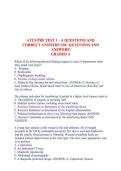 ATLS Pre-Test 1 Questions and Answers &vert; Advanced Trauma Life Support Study Guide &lpar;320&plus; Q&As&rpar;