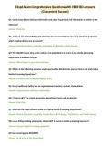 Cbspd Exam Comprehensive Questions with VERIFIED Answers&NewLine;&lpar;Guaranteed Success&rpar;