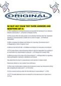 NC BLET 2027 EXAM TEST PAPER ANSWERS AND QUESTIONS SET A&period;pdf