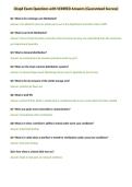 Cbspd Exam Questions with VERIFIED Answers &lpar;Guaranteed Success&rpar;