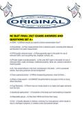 NC BLET FINAL 2027 EXAMS ANSWERS AND QUESTIONS SET A&period;pdf