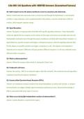 Ccbc BIO 110 Questions with VERIFIED Answers &lpar;Guaranteed Success&rpar;