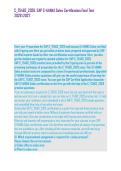 C&lowbar;TS462&lowbar;2026&period; SAP S-4HANA Sales Certification&period;Final Test 20262027&period; &NewLine;
