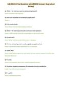 Ccbc BIO 110 Final Questions with VERIFIED Answers &lpar;Guaranteed&NewLine;Success&rpar;