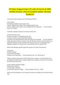 NY Police Sergeant Exam CPL with all Correct & 100&percnt; Verified Answers &vert;Actual Complete Update &vert;Already Graded A&plus;