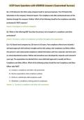 CCEP Exam Questions with VERIFIED Answers &lpar;Guaranteed Success&rpar;