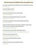 CCEP Exam Questions with VERIFIED Answers &lpar;Guaranteed Success&rpar;