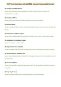 CCEP Exam Questions with VERIFIED Answers &lpar;Guaranteed Success&rpar;